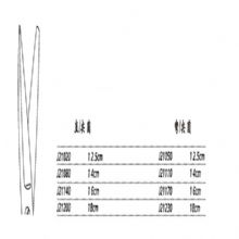 金鐘手術剪直尖圓 J21020 12.5cm 直尖圓
