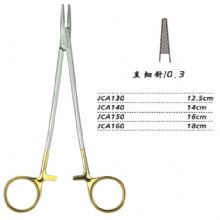 金鐘硬質(zhì)合金鑲片持針鉗直 細針 JCA150 16cm 直 細針 0.3