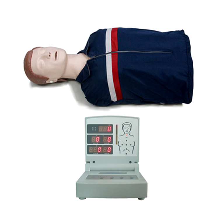  半身電腦心肺復蘇模擬人（語音提示、數字計數顯示）BIX-CPR230  