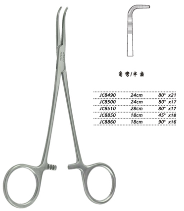 金鐘分離結(jié)扎鉗18cm JC8860 18cm 90°×16半齒
